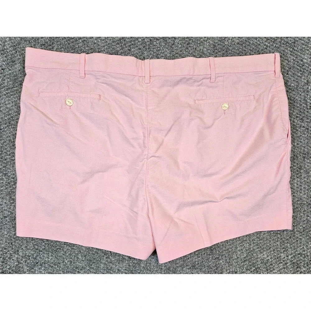 Polo Ralph‎ Lauren Mens Pink Oxford Cotton Shorts Size 46 Flat Front Preppy